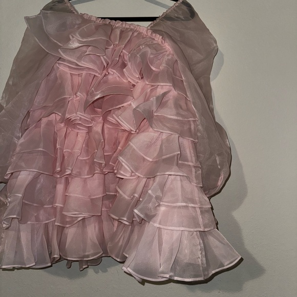 Selkie Rare HTF the loofah candy floss dress ruffle Barbie pink - Picture 12 of 12